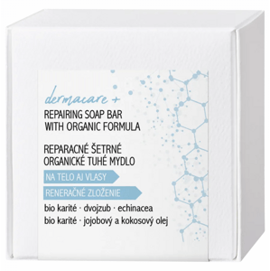 DERMACARE+ Reparační organické tuhé mýdlo pro účinnou relipidaci Soaphoria