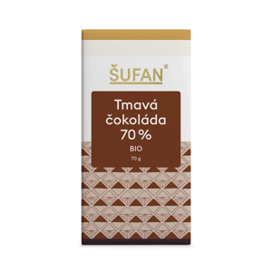 Šufan BIO Tmavá čokoláda 70% 70 g