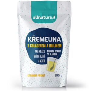 Allnature Křemelina s kolagenem a inulinem - příchut citrón  100 g