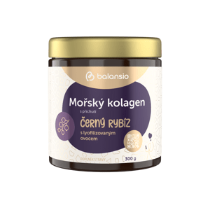 Mořský kolagen s příchutí Černý rybíz s lyofilizovaným ovocem - Balansio Balení: 10g