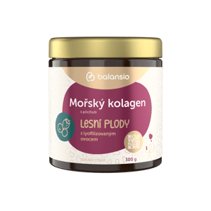 Mořský kolagen s příchutí Lesní plody s lyofil. ovocem - Balansio Balení: 10g