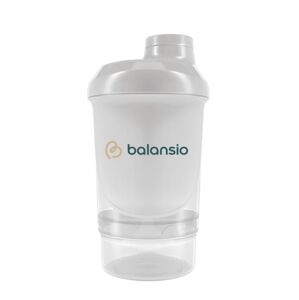 Šejkr Balansio 300 + 150 ml transparentní