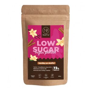 NATU Low sugar vegan protein Vanilka se skořicí 360 g