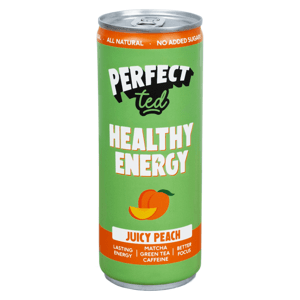 NATU Healthy Matcha Energy Drink broskev 250 ml
